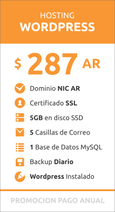 Hosting Wordpress Anual